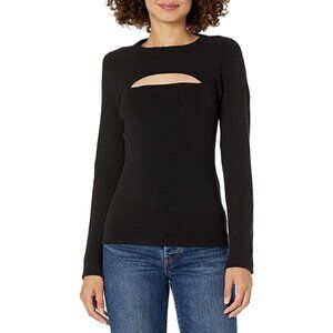 Ramy Brook Alice Cutout Sweater in Black